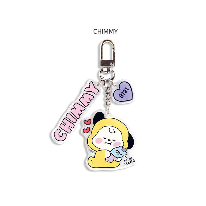 Wholesale Acrylic cute cartoon couple keychains