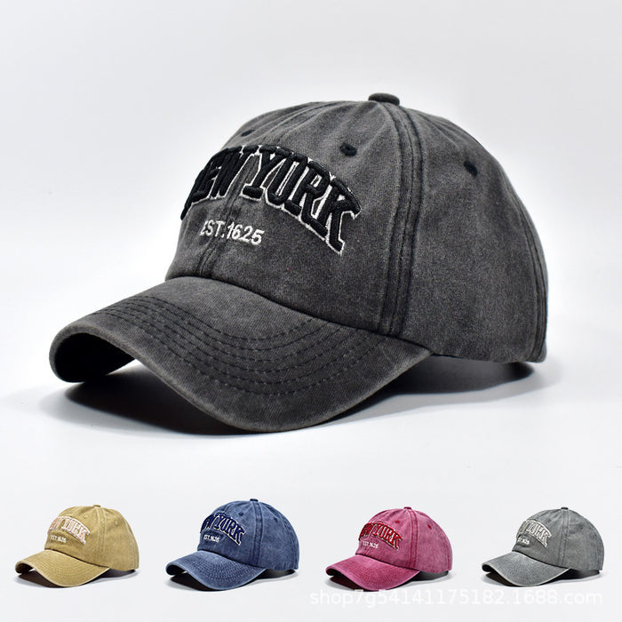 Wholesale Washed Cotton Hat Embroidered Outdoor Baseball Cap