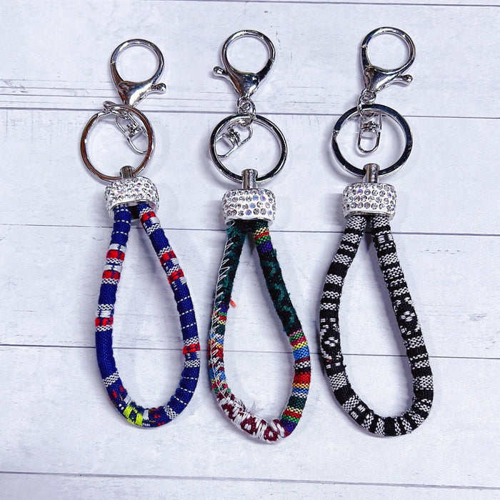 Wholesale dazzling celebrity style metal Keychains