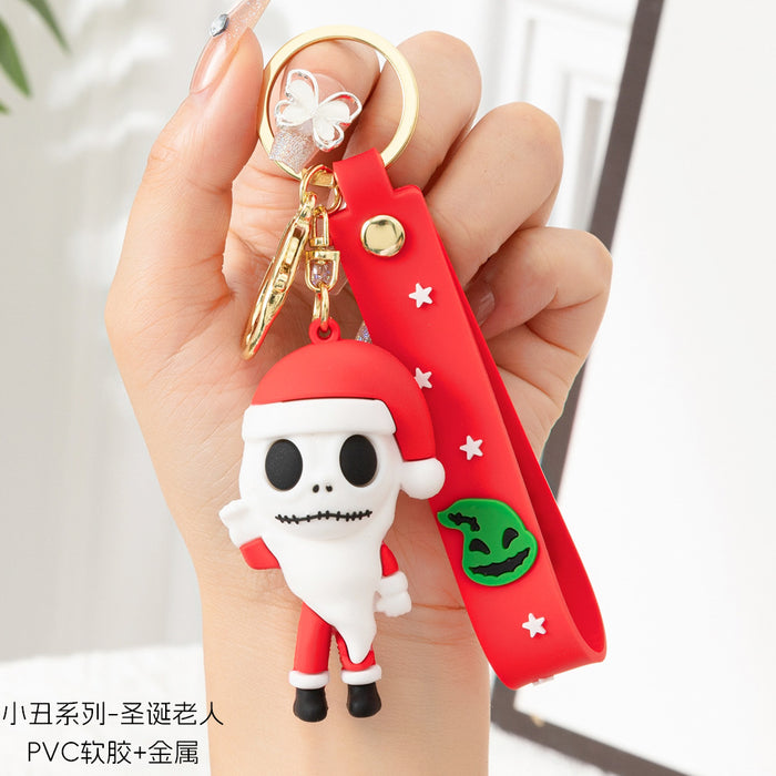 Wholesale Halloween Cartoon Doll Silicone Keychain JDC-KC-YueY009