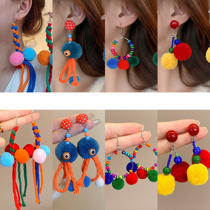 Wholesale  Cartoon  Tassel Earrings Earrings Earrings