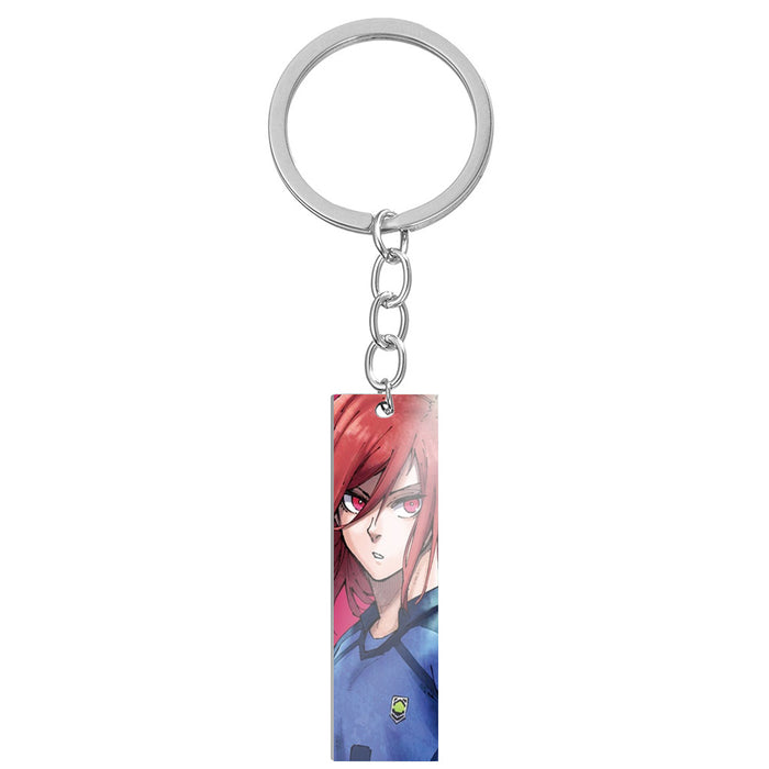 Wholesale Cartoon Color Printing Stainless Steel Long Keychain JDC-KC-HuanYu031