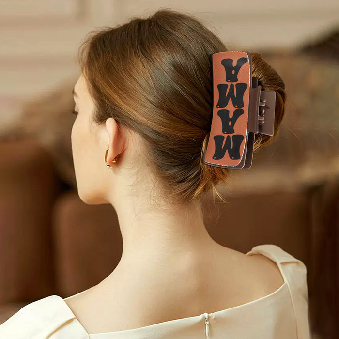 Wholesale printed square hairpin  simple all-match Hair Clips