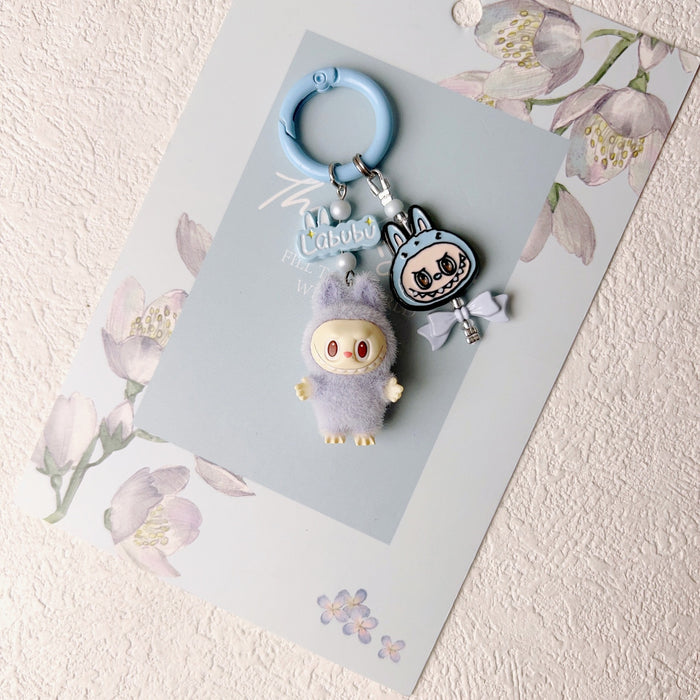 Wholesale Doll vinyl doll mobile phone pendant key chain handmade DIY car pendant