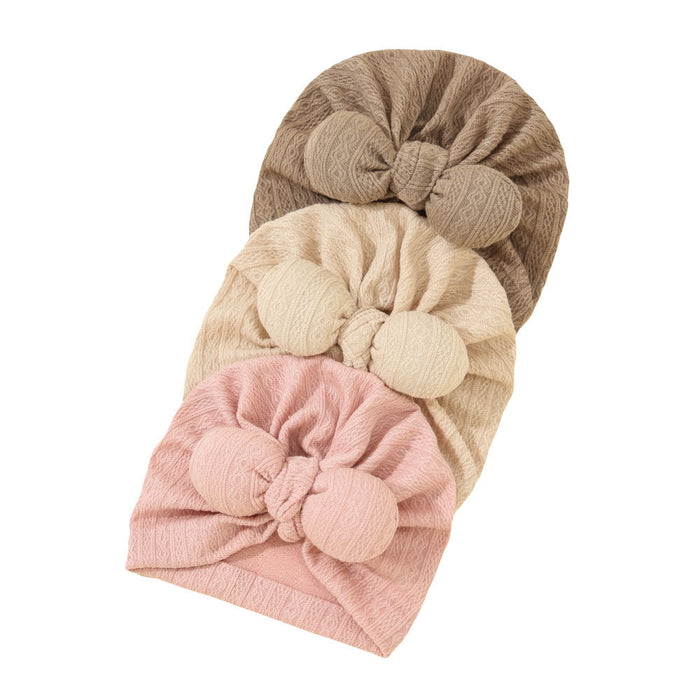 Wholesale Baby Rabbit Ear Tape Cap Children's Lace Pattern Indian Cap Products