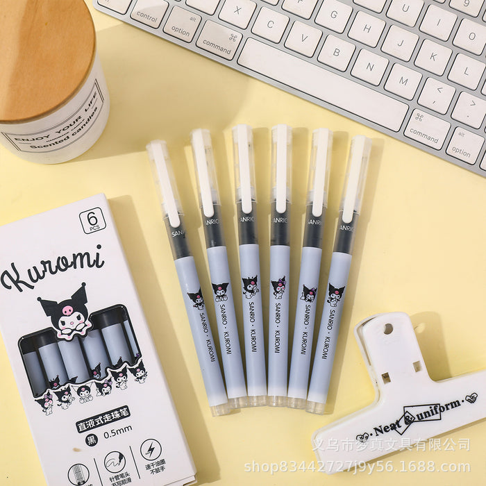 Wholesale  Direct Liquid Ball Pen Large Capacity Quick-drying Brush Pen Cute Student Test Pen