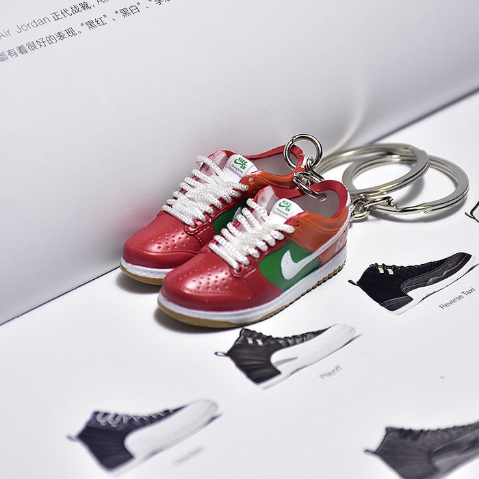 Wholesale Mini 3D Basketball Shoes Keychain JDC-KC-LCheng004