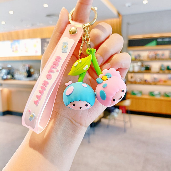 Wholesale Cartoon Doll Silicone Keychain JDC-KC-MingT267