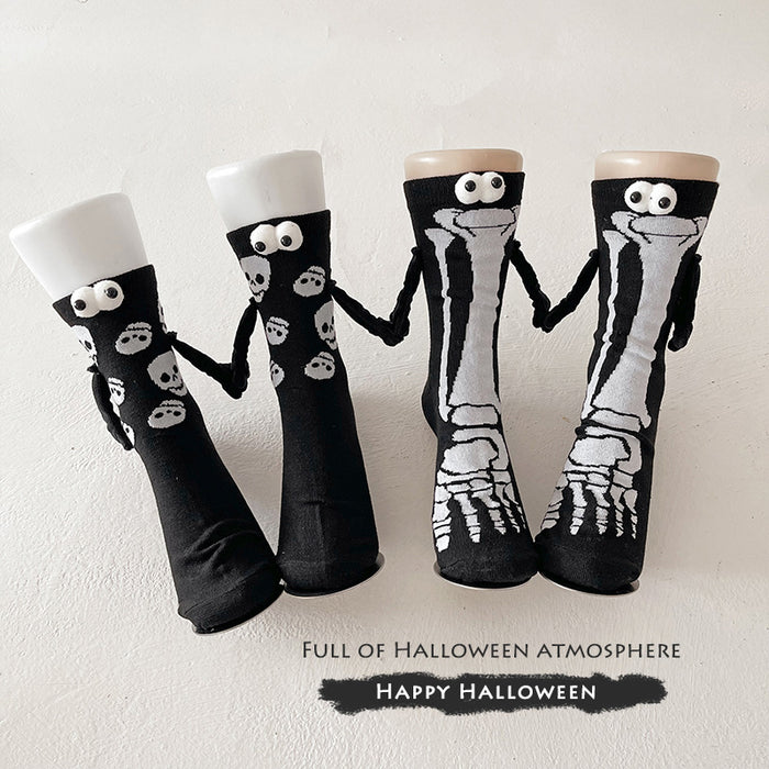 Wholesale  Pattern Compression Socks Christmas Hand Socks New Foreign Trade Cross-border Riding Running Adult Sports Socks