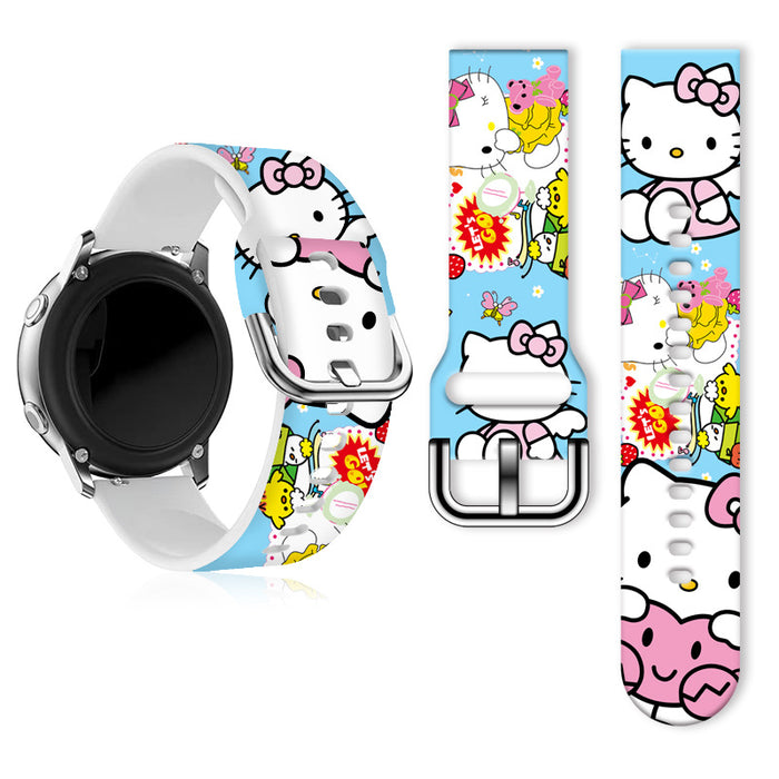 Wholesale Printed TPU Watch Strap Wrist Strap JDC-WD-NuoQi087