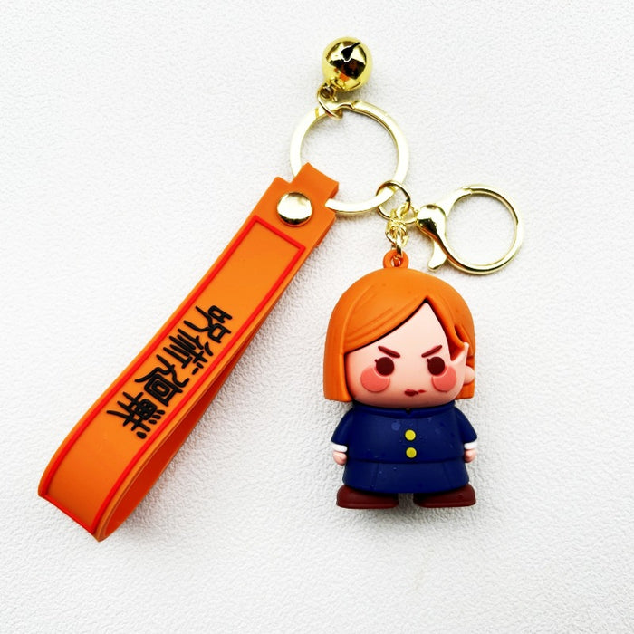 Wholesale PVC Cartoon Doll Keychain JDC-KC-WuYi190