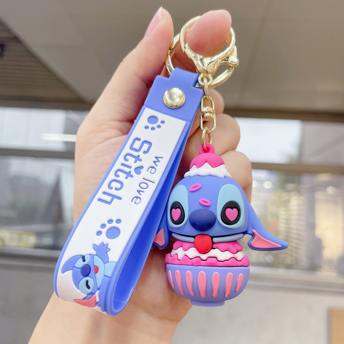 Wholesale Silicone Cartoon Doll Keychain JDC-KC-NLu002