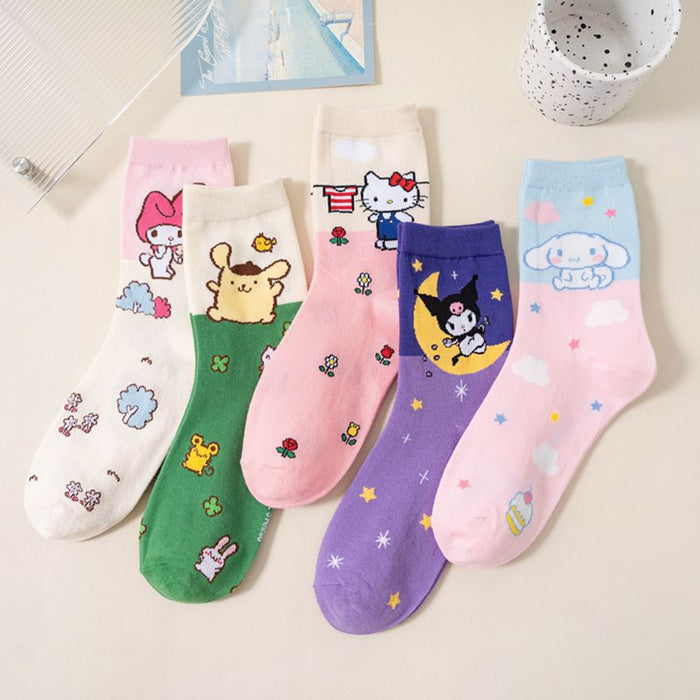 Wholesale Cotton Cartoon Long Socks JDC-SK-Lanh004