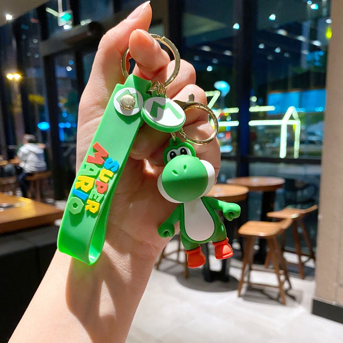 Wholesale Cartoon Princess Silicone Keychain Decorative Bag Charm MOQ≥2