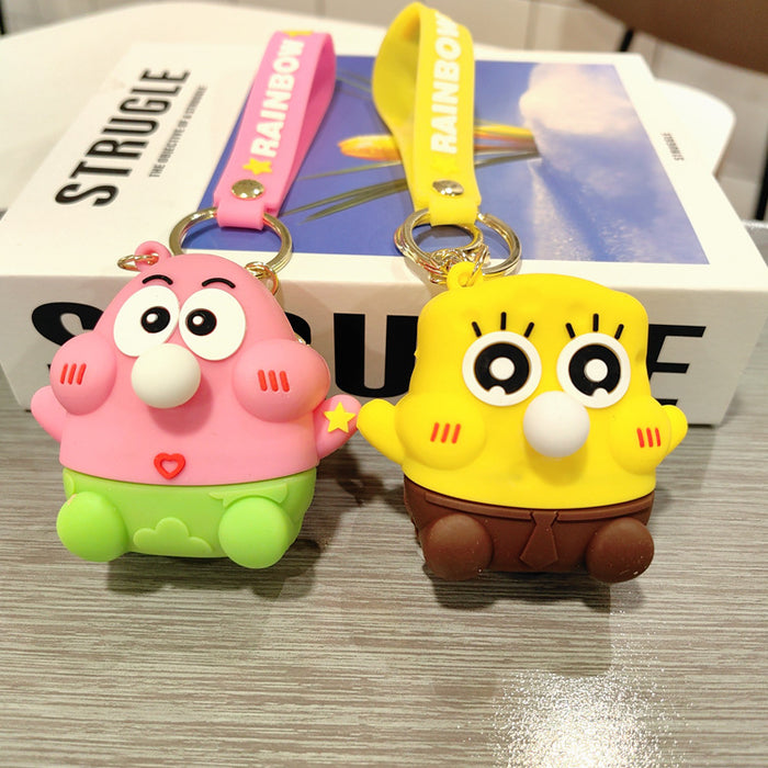 Wholesale PVC Cartoon Doll Keychain JDC-KC-Aile010