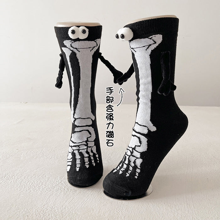 Wholesale  Pattern Compression Socks Christmas Hand Socks New Foreign Trade Cross-border Riding Running Adult Sports Socks