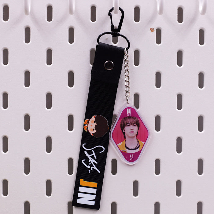 Wholesale Acrylic Lanyard Keychain JDC-KC-HanTian011