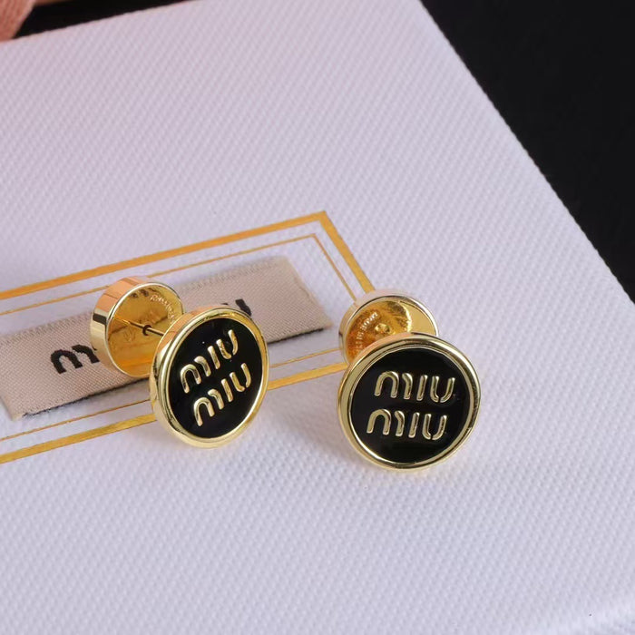 Wholesale Women's M Letter Drop Earrings