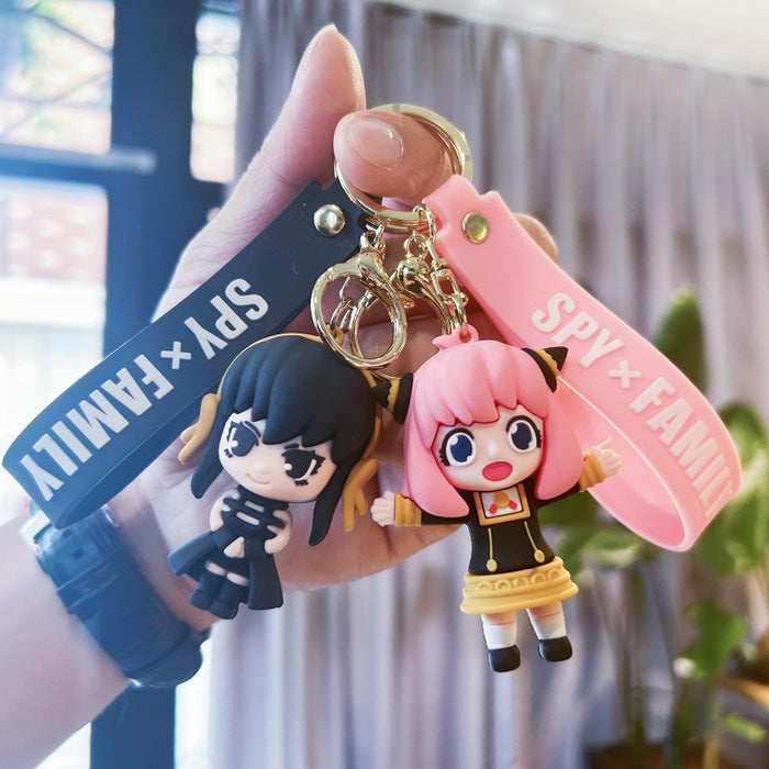 Wholesale Cute PVC Cartoon Keychains for Couples