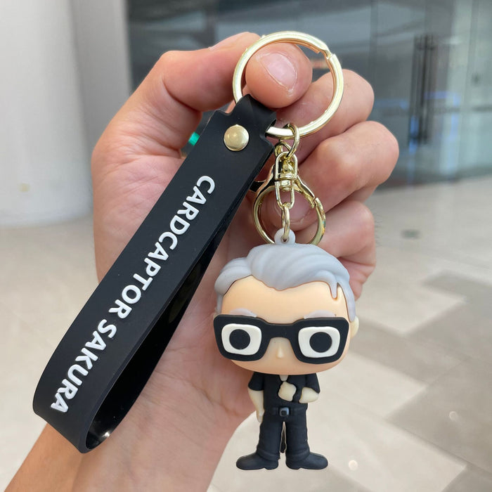 Wholesale Keychain 3D Cartoon Doll Car Keychain Bag Pendant Small Gift