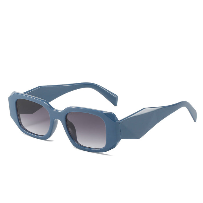 Wholesale  Square Sunglasses Plastic Cut-edge Square Glasses Distinctive Wide-leg Sunglasses for Women