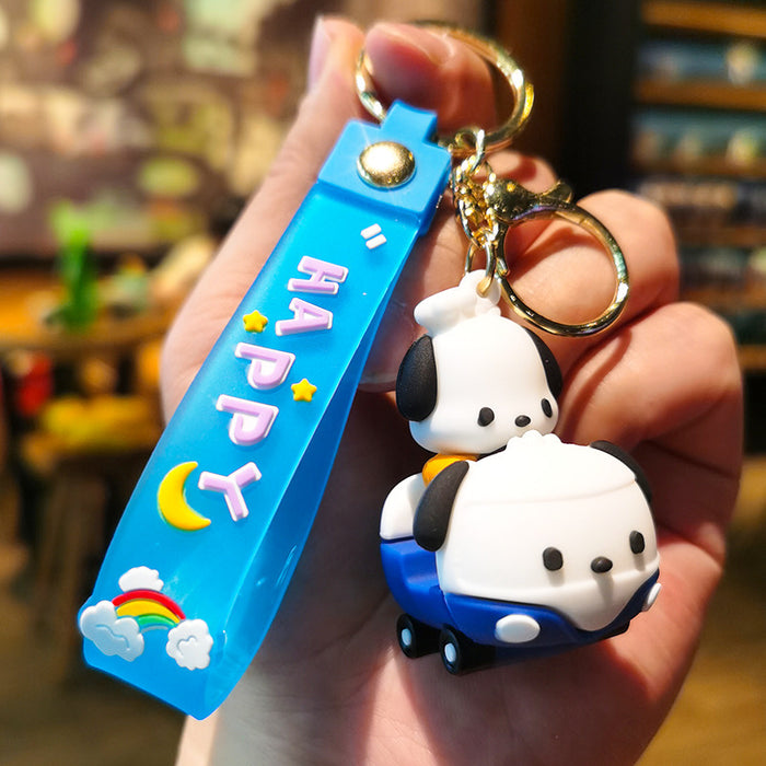 Wholesale Cartoon Silicone Doll Keychain JDC-KC-Tingm288