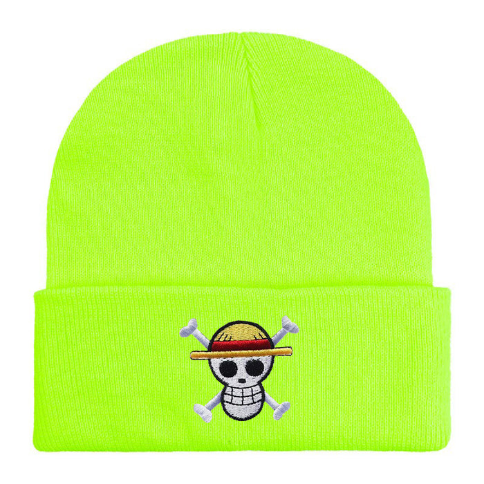 Wholesale Cartoon Embroidery Acrylic Wool Knitted Hat JDC-FH-Shengn005