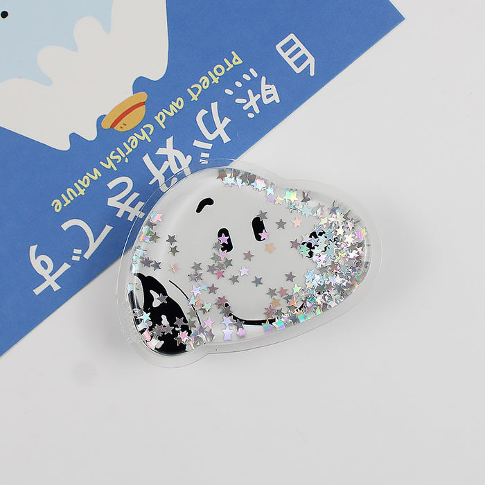 Wholesale Creative Cartoon Quicksand Phone Cushion Stand