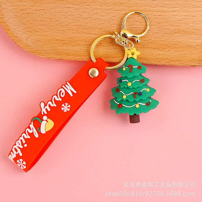 Wholesale  Cartoon  key chain small pendant cute cartoon bag ornaments Christmas