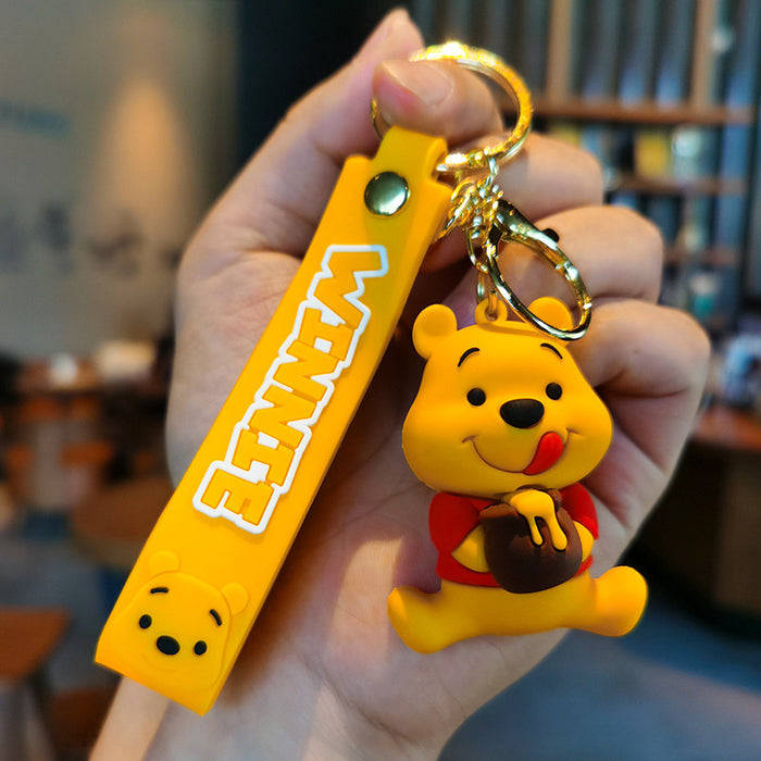 Wholesale Rubber Cartoon Doll Keychain JDC-KC-Tingm190