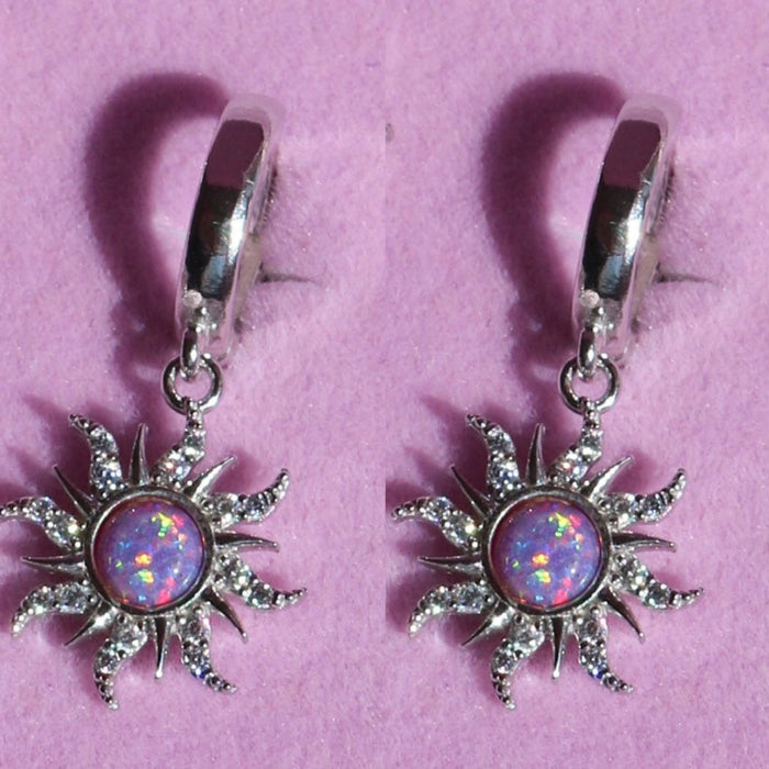 Wholesale Opal Necklace Dopamine  Bracelet Opal Pendant set