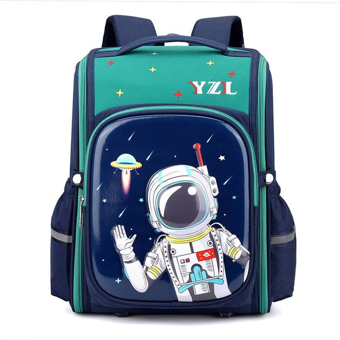 Wholesale Oxford Cloth Lightweight Burden-reducing Spine-protecting Large-capacity Children's Backpack JDC-BP-YuanDuo093