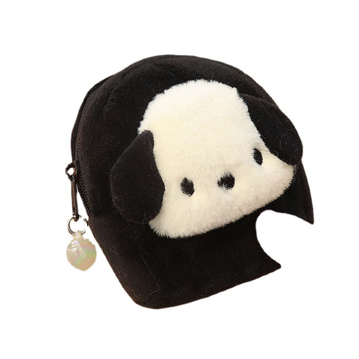 Wholesale Trendy Plush Panda Coin Purse Key Card Holder Storage Bag