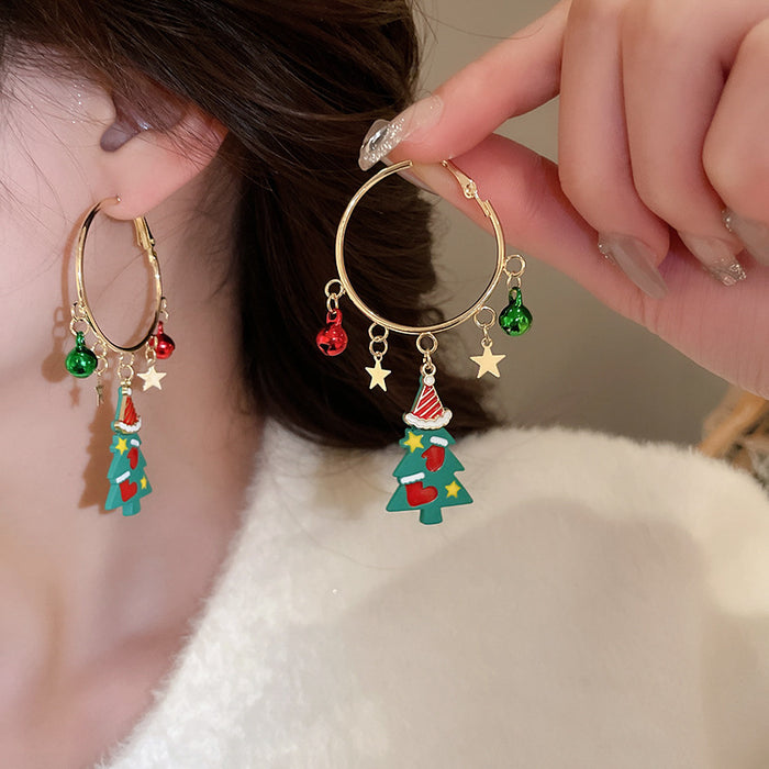 Wholesale  little devil skull heart dark earrings