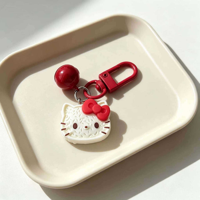 Wholesale Resin Cute Cartoon Cat Keychain Chic Bag Charm And Car Key Accessory Gift For Bestie