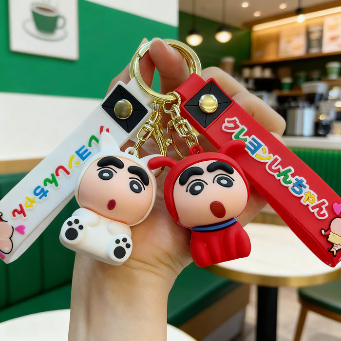 Wholesale Silicone Keychain Cartoon Car Key Accessory Boutique Gift for Fans