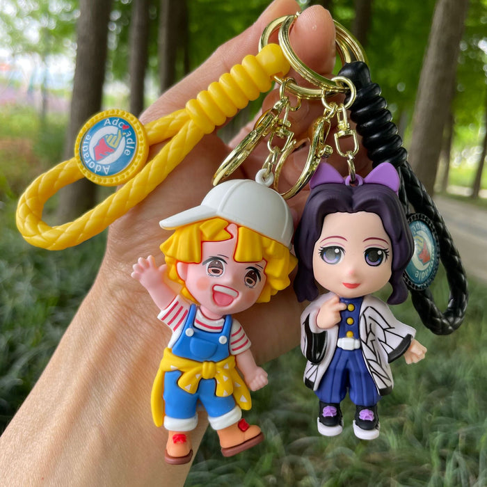 Wholesale Keychain cartoon doll, car keychain, backpack pendant, small gift