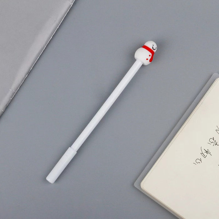 Wholesale Christmas gel pen carbon pen primary school student gift prize Christmas stationery gift water pen