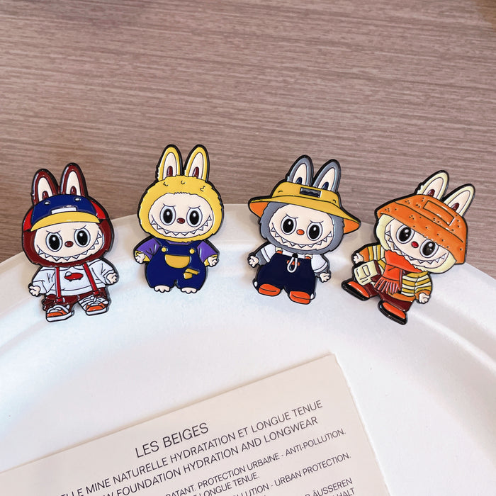 Wholesale Brooch Cute Forest Elf Metal Badge Cartoon Clothes Bag Accessories