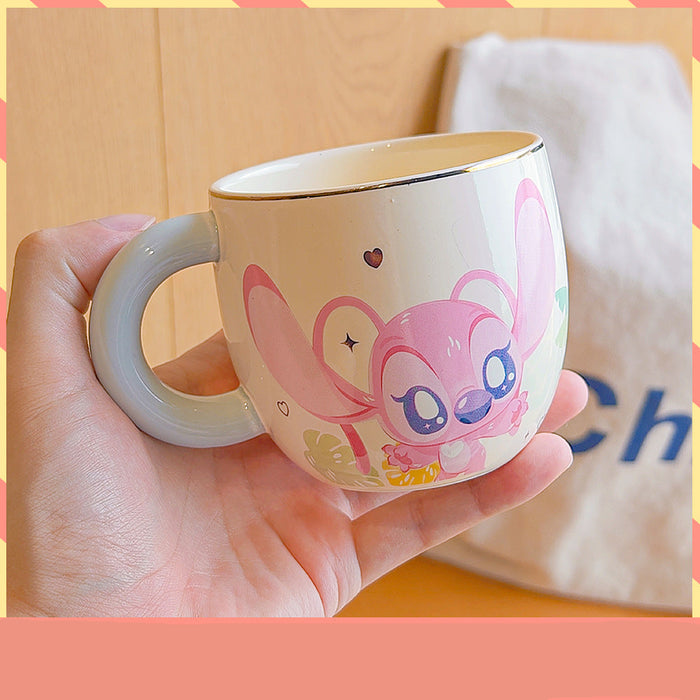 Wholesale Cartoon Pattern Single-Serving Ceramic Bowl and Plate Tableware Set