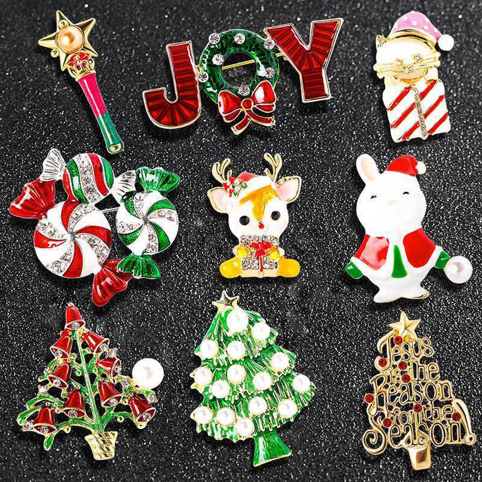 Wholesale Christmas Collection Fashion Brooches