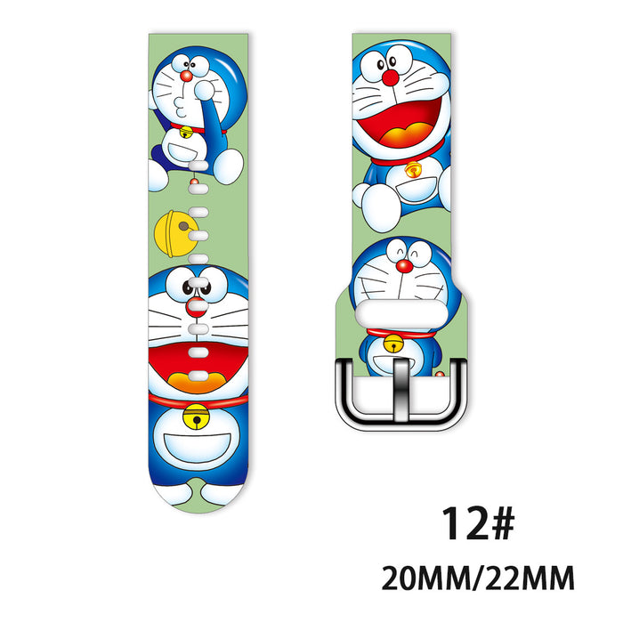 Wholesale Printed Tpu Watch Strap Wrist Strap JDC-WD-NuoQi083