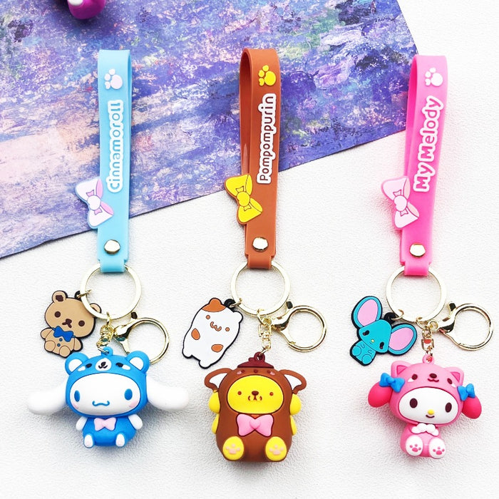 Wholesale PVC Cartoon Doll Keychain JDC-KC-WuYi201