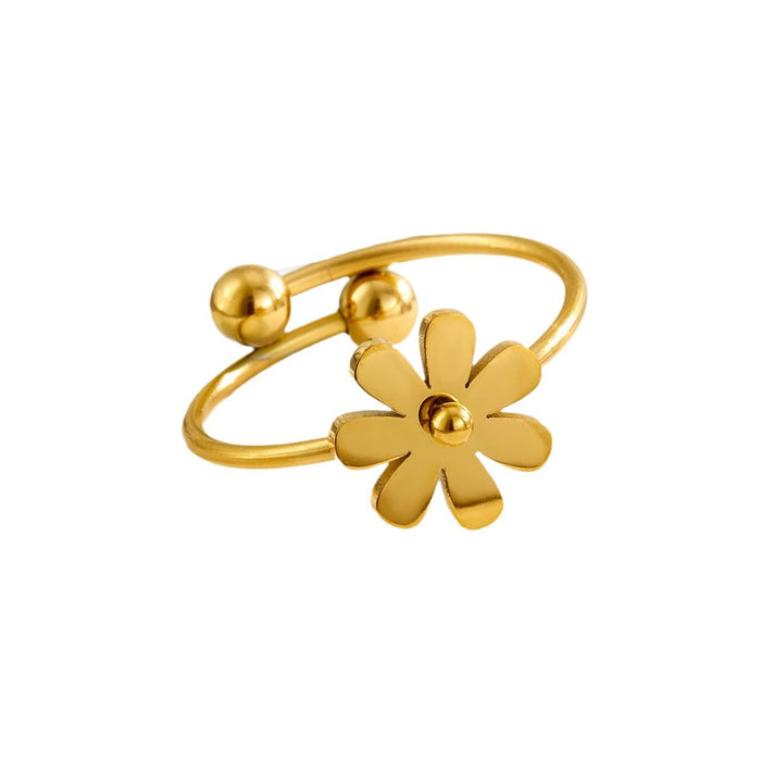 Wholesale Ring jewelry with an open mouth ring, light luxury and high-end jewelry