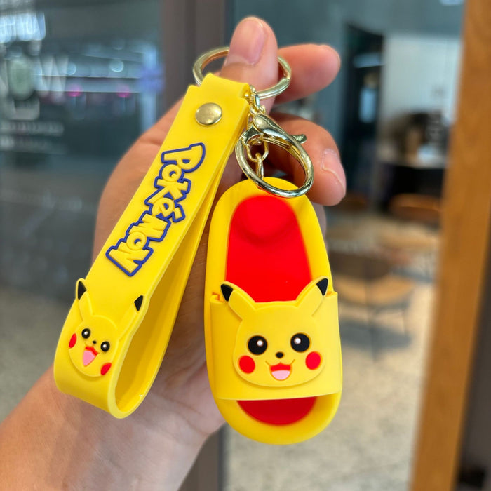 Wholesale Cartoon Silicone Anime Keychain JDC-KC-PengYu043