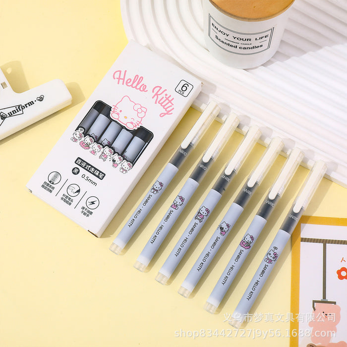 Wholesale  Direct Liquid Ball Pen Large Capacity Quick-drying Brush Pen Cute Student Test Pen