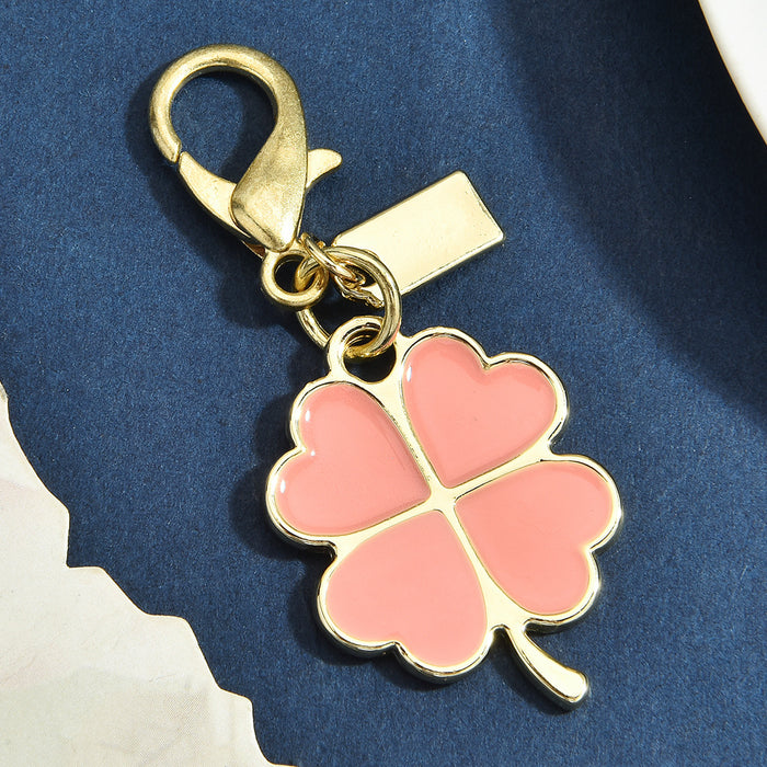 Wholesale Multi Style Dinosaur Clover Heart Animal Gold Alloy Keychain Pendant Fashion Jewelry Accessory