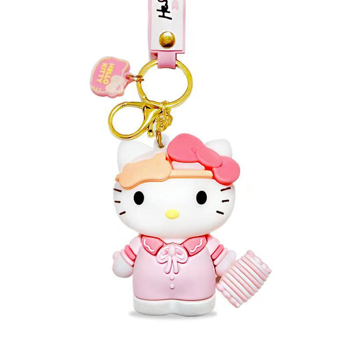 Wholesale Cartoon Doll Silicone Keychain JDC-KC-HongSheng009