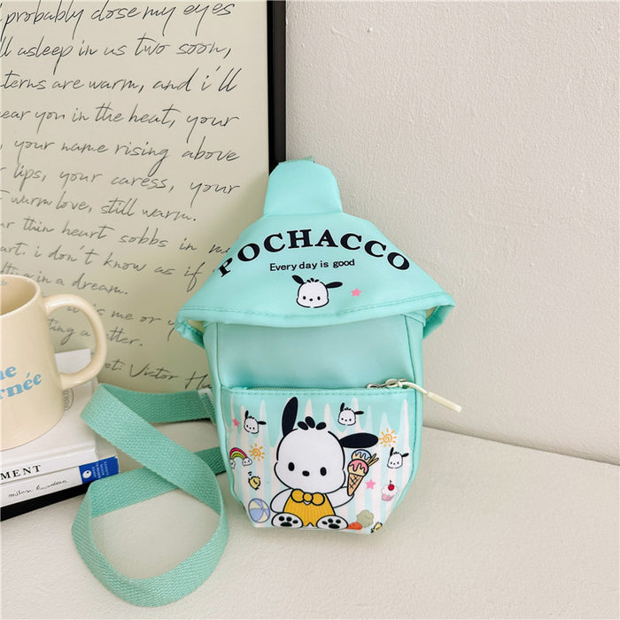 Wholesale Outdoor diagonal cross bag for children, cute chest bag, cartoon kindergarten chest bag, nylon coin purse for elementary school students