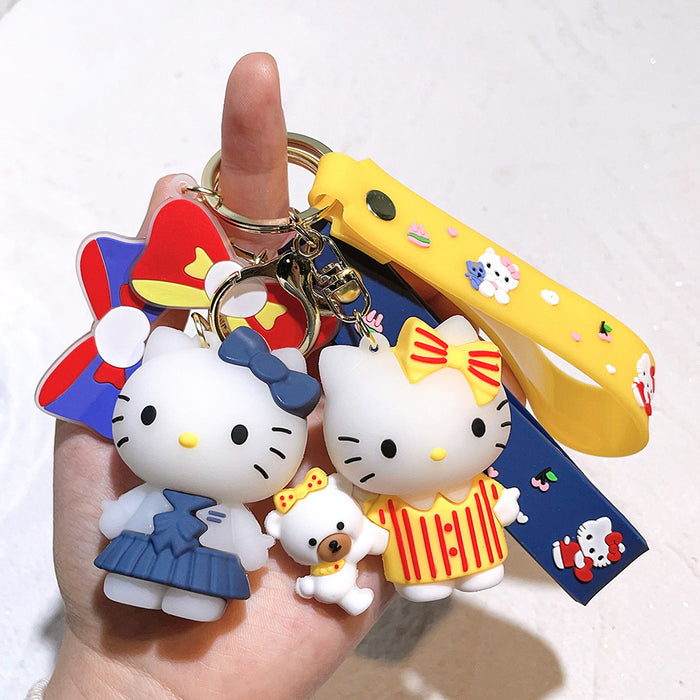 Wholesale PVC Cartoon Doll Keychain JDC-KC-Qiwei023